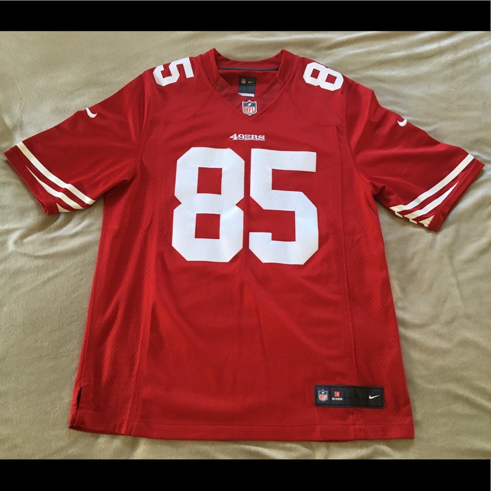Men’s Large SF 49ers Nike Vernon Davis Jersey